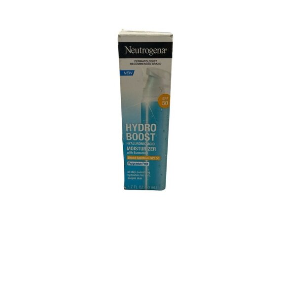 Neutrogena Hydro Boost Hyaluronic Acid SPF 50 Face Moisturizer 1.7 FlOz - Picture 1 of 2